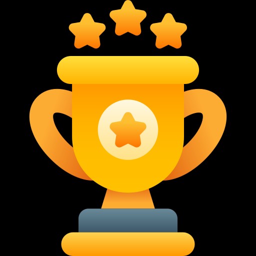 Ícone de um calendário com um troféu, representando desafios semanais de apostas